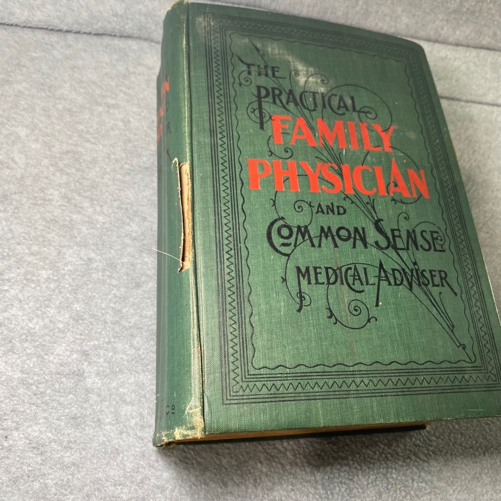 Vintage Practical Family Physician Book by Hood Medical 1901 Antique Loose Pages - Picture 13 of 13
